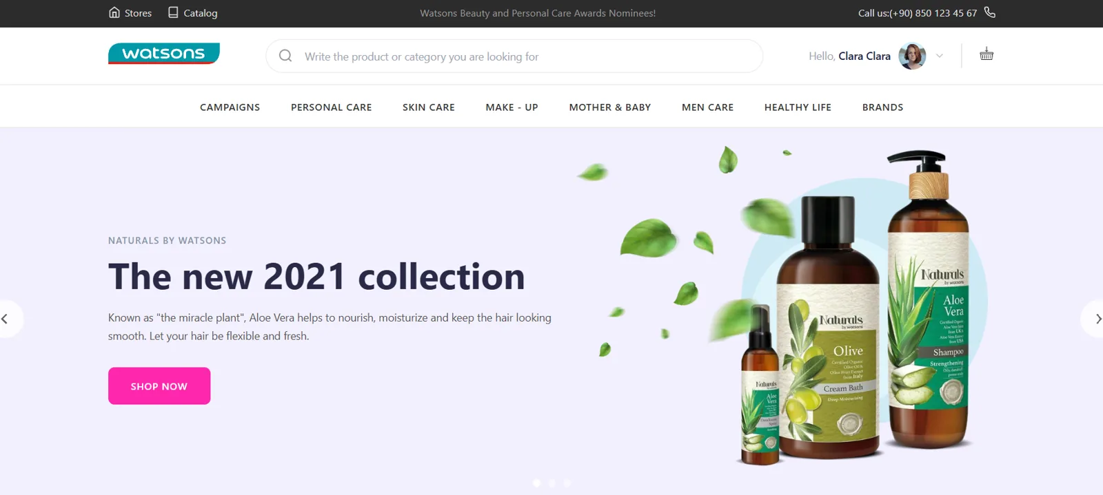 Watsons Clone first README screenshot